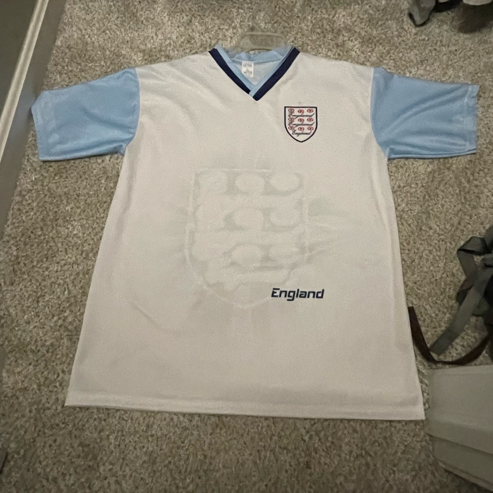 NWOT Vintage England Soccer Jersey